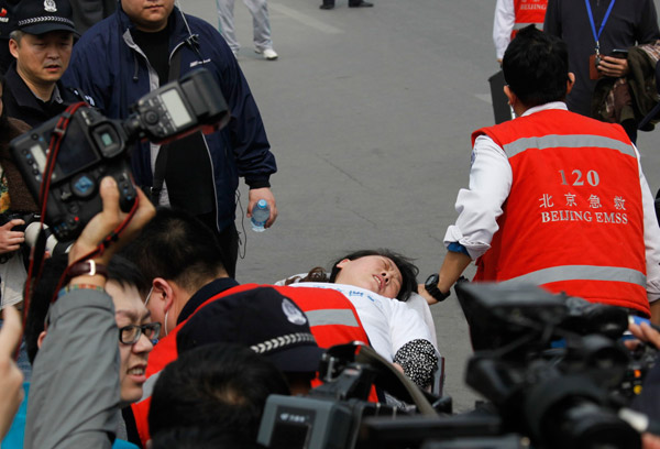 Tears and turmoil as angry relatives march on embassy