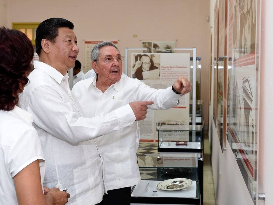 Chinese president visits Cuba's Heroic City