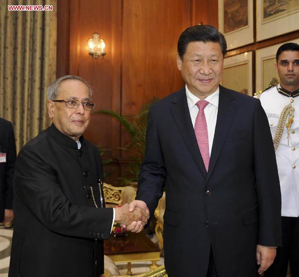 Chinese, Indian presidents pledge cooperation