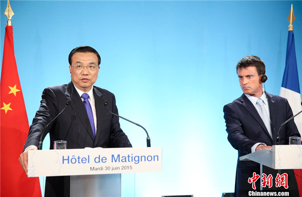 China, France prioritize partnership in third-party markets