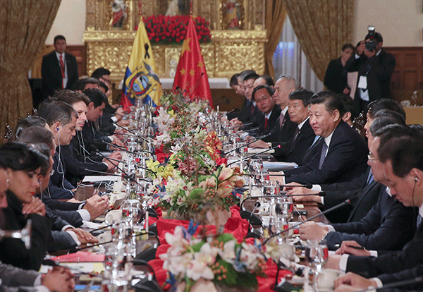 China-Ecuador on path to brotherhood ties, says Xi in Quito