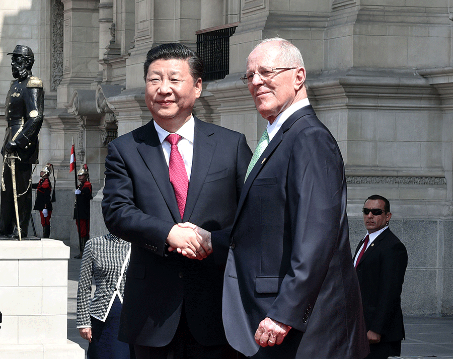 In pics: Chinese president's visit in Peru