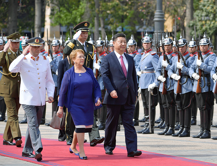 IMAGES: Xi in Chile