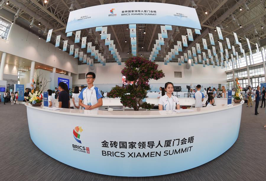 Media center for 2017 BRICS Summit put into operation