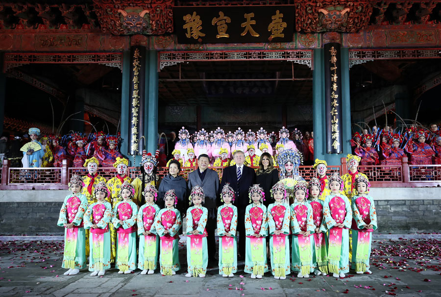 Xi welcomes Trump to Beijing's Palace Museum