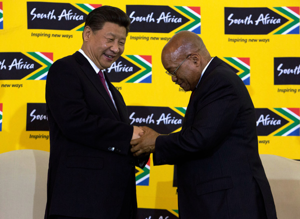 Beijing helps Pretoria lead way