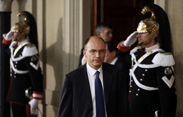 Enrico Letta named new Italian PM