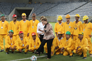 Super soccer fans among world leaders