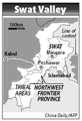 Pakistan attacks Taliban fighters in Swat