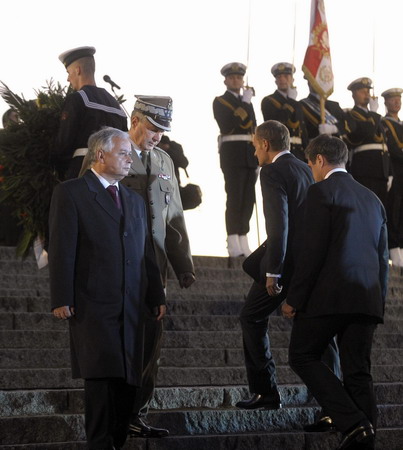 World leaders mark 70th anniversary of WWII