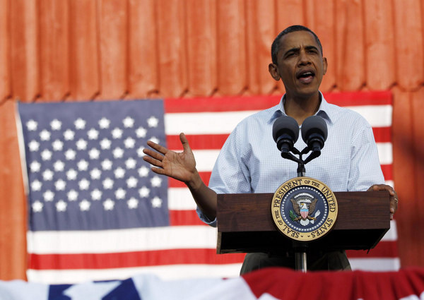 Obama takes aim at Republicans in Midwest tour