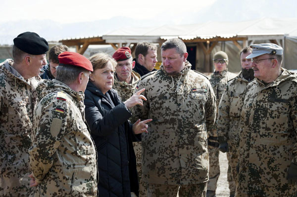 Merkel makes surprise trip to Afghanistan