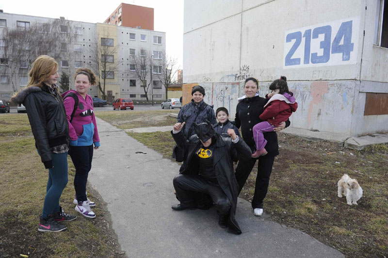 'Batman' brings order to southern Slovak town