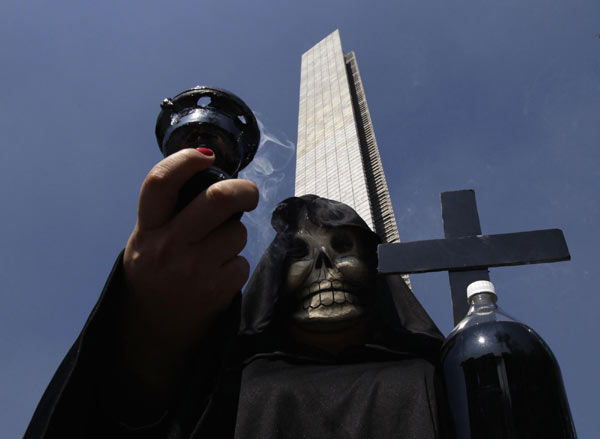 The Day of the Dead celebrated in Mexico