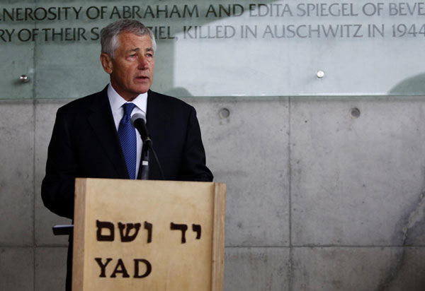 Hagel's Israeli visit to focus on Iran, Syria