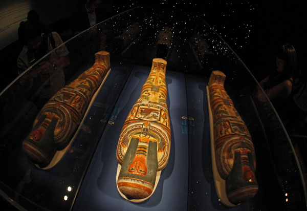 Snapshots at Mummy: Secrets of the Tomb exhibition