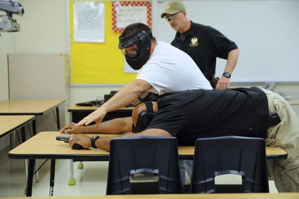 School shooting simulation in Orlando