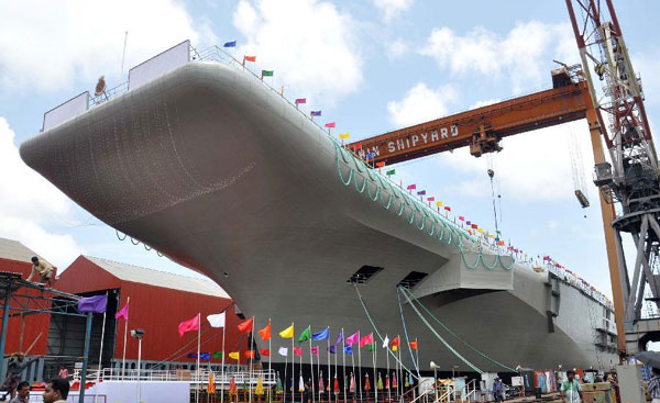 India launches first indigenous aircraft carrier