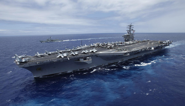 US diverts <EM>Nimit</EM>z carrier for assistance with Syria