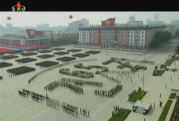 Parade marks the 1948 establishment of DPRK