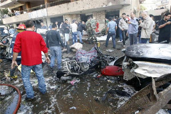 Suicide bombings kill 23 near Iran embassy in Beirut