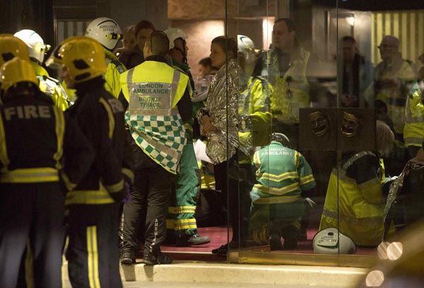 88 injured in London theater collapse