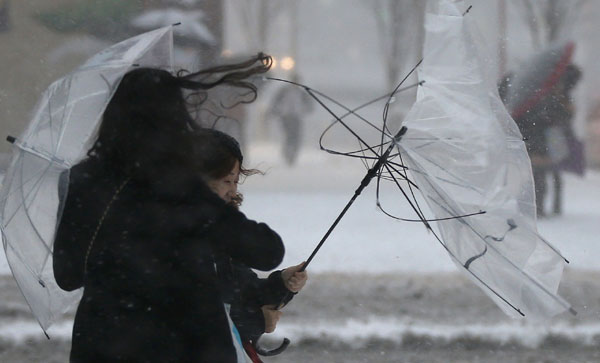 Heavy snow leads 5 people dead, more than 600 injured in Japan