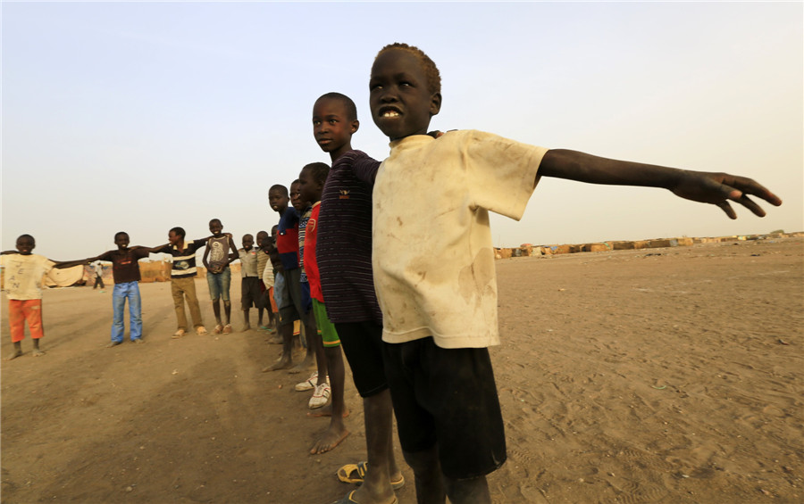 S Sudanese children benefit from soccer program