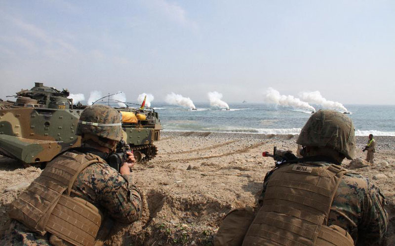 US-South Korea joint landing exercises in Pohang