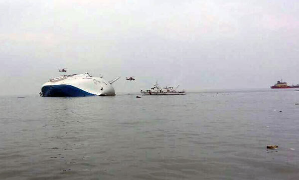 6 dead, 284 missing after ROK ferry sinks