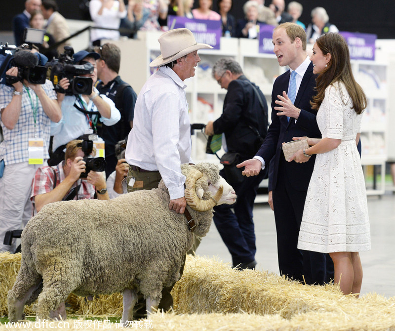 William, Kate visit Sydney Royal Easter Show