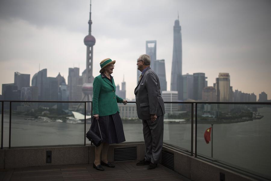 Danish Queen Margrethe II visits Shanghai