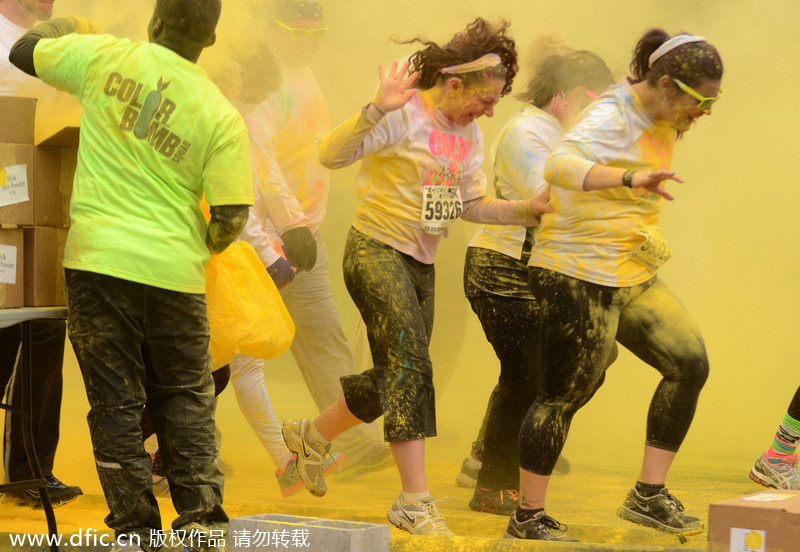 New York splashed with Festival of Colors