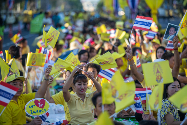 Thai king attends coronation anniversary ceremony