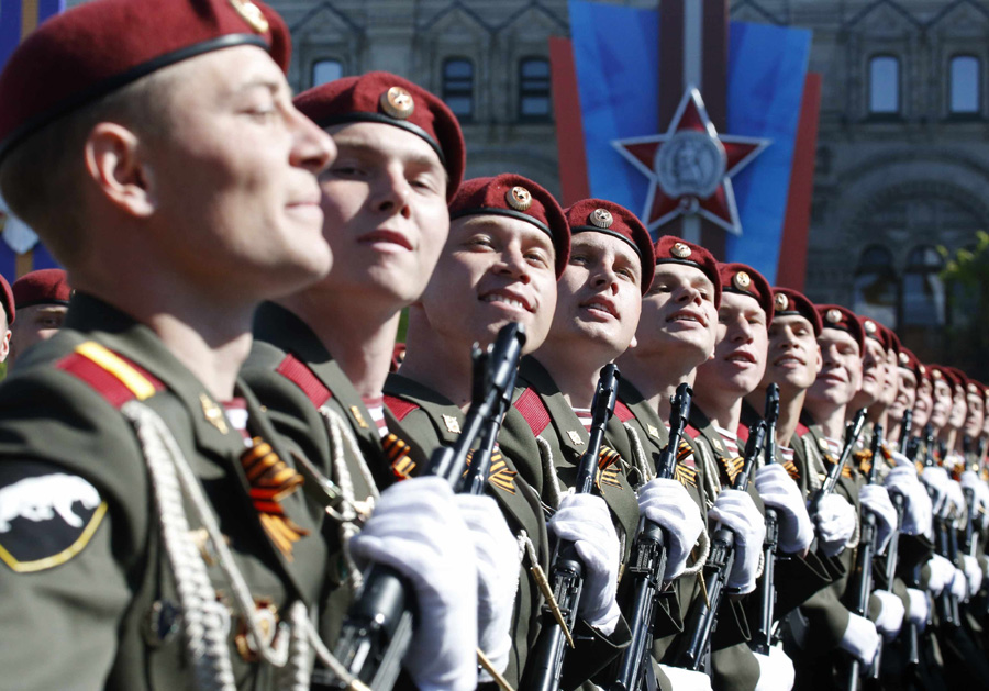 Victory Day parade held in Moscow's Red Square