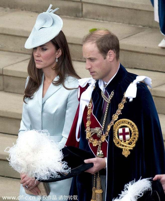 British royal family gathers for ancient ceremony