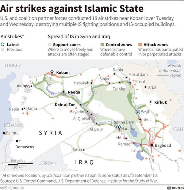 Britain sends drones to Iraq to join fight against Islamic State