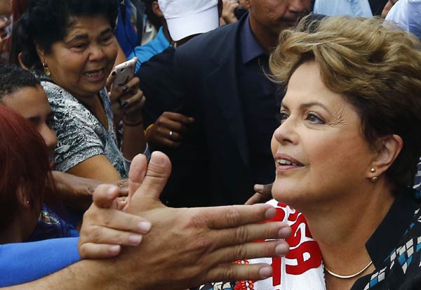 Brazilian President Rousseff leads among women