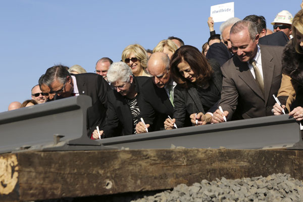 California high-speed rail breaks ground in Fresno