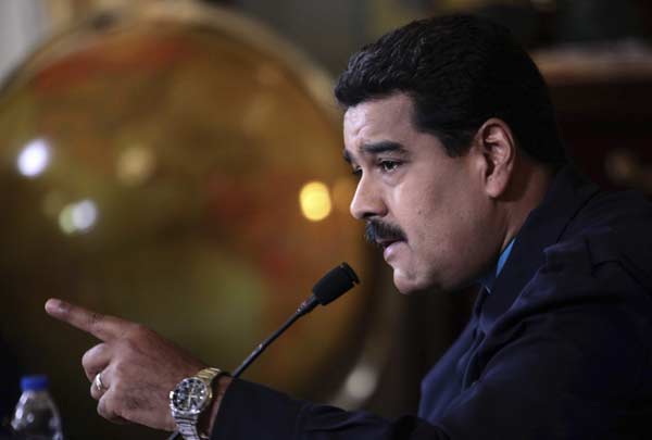 Venezuela's Maduro says US sanctions seek to topple his government