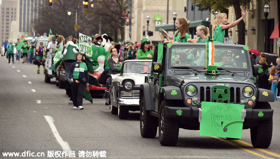 St. Patrick's Day parade rolls around the world