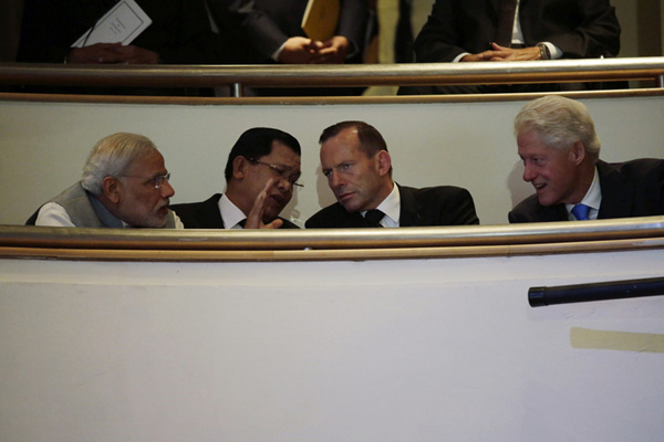 World dignitaries attend Lee Kuan Yew's state funeral