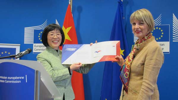 China, EU celebrate 40 years of diplomatic ties in Brussels