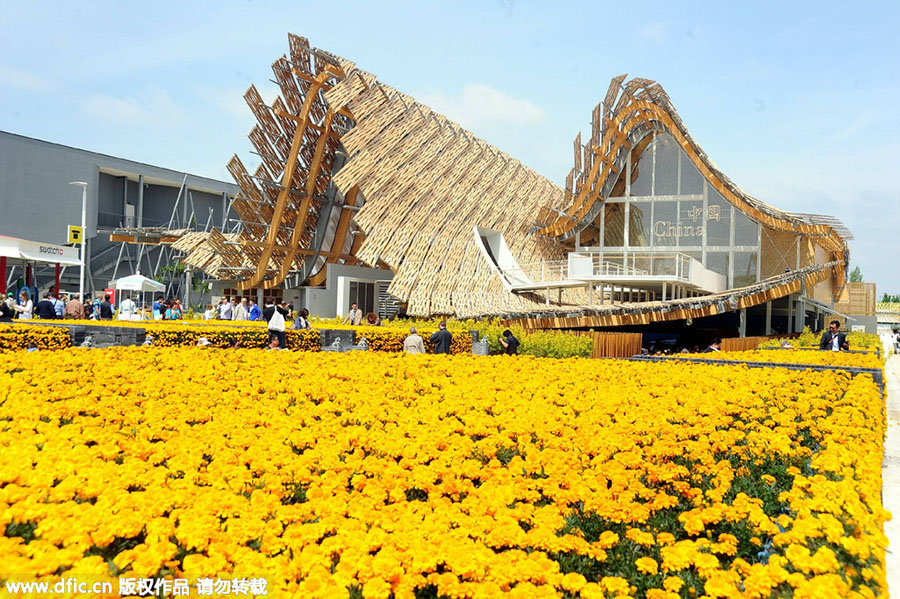 In photos: Inside China Pavilion at Milan Expo