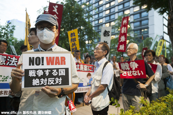 Abe's monocratic stewarding of national ship stirs public opposition