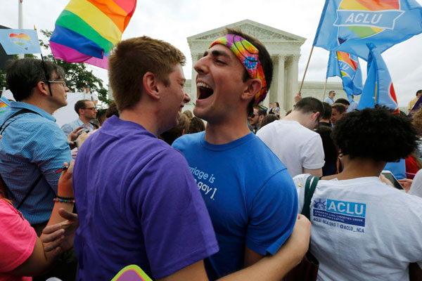 US Supreme Court rules in favor of gay marriage nationwide