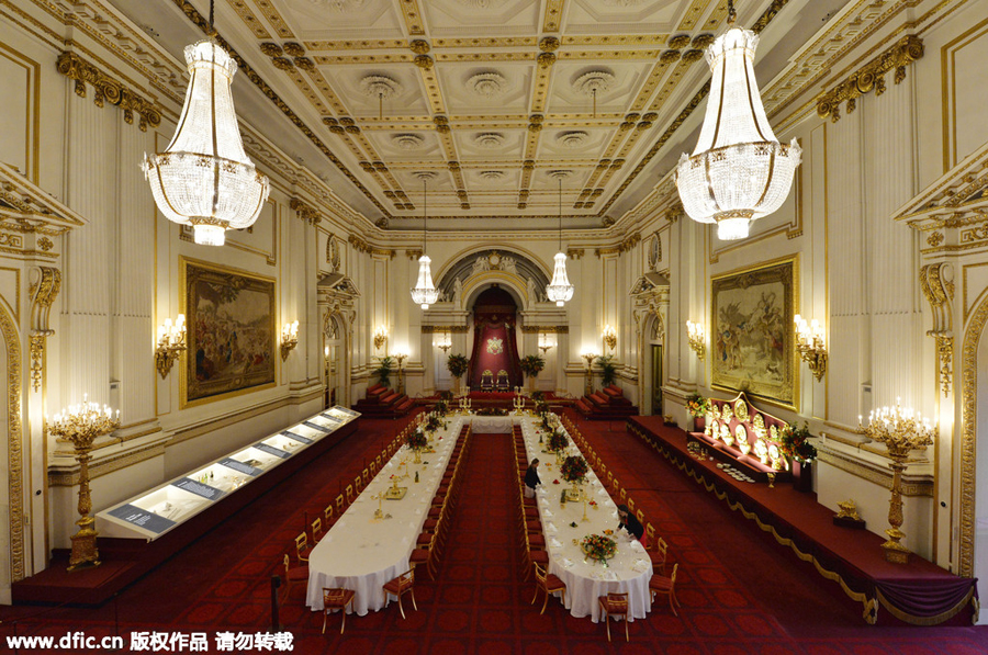 A behind-the-scene look at Buckingham Palace