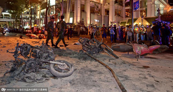 Bomb in Thai capital kills 19, including 3 Chinese nationals