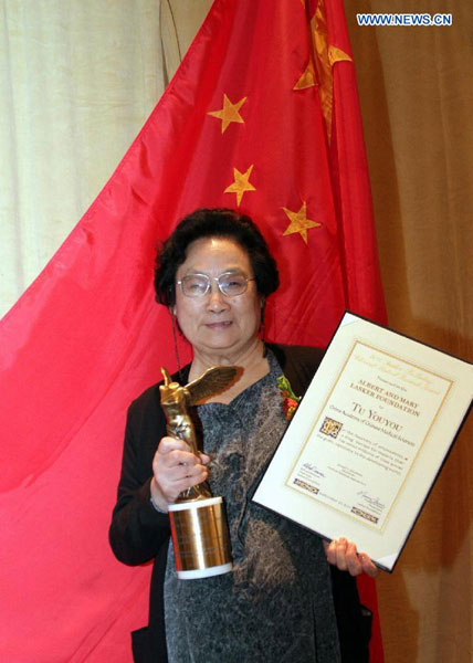 China's Tu Youyou among trio to win Nobel Medicine Prize