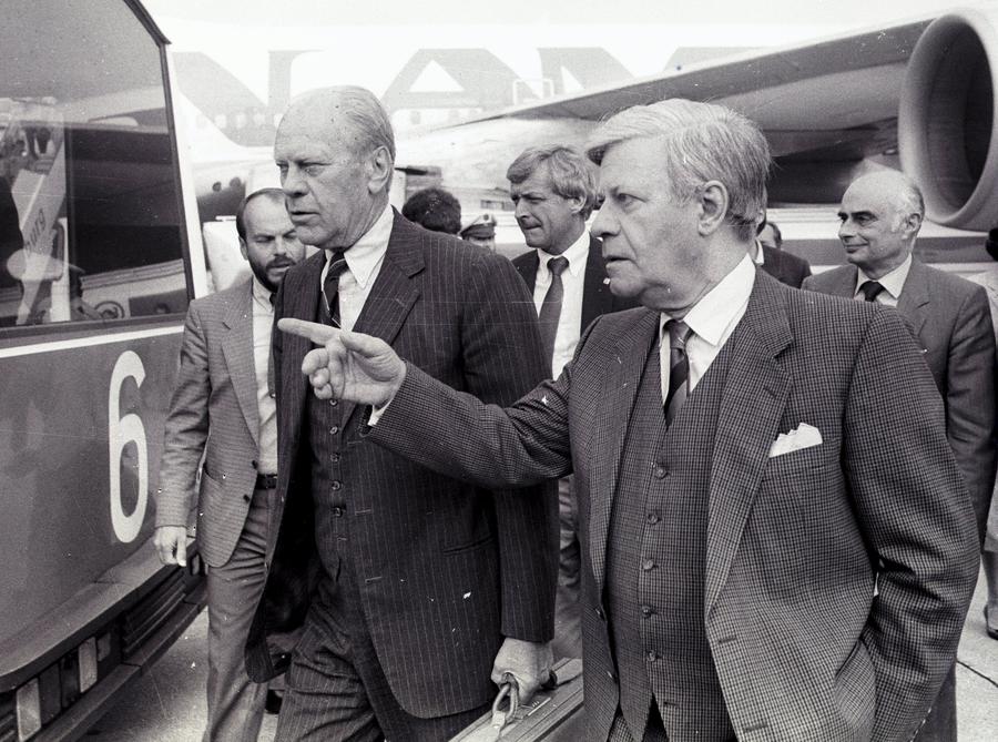 Archive pictures of Helmut Schmidt